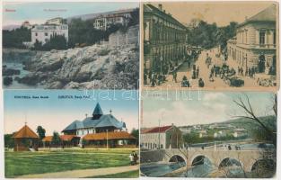 28 db RÉGI délvidéki városképes lap / 28 pre-1945 Croatian, Serbian, Slovanian town-view postcards
