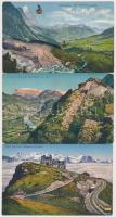 4 db RÉGI külföldi fogaskerekűket ábrázoló képeslap / 4 pre-1945 postcards with European funiculars
