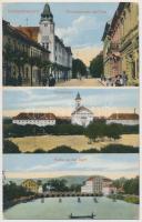 4 db RÉGI képeslap; Hamburg, Schiendorf, Graz, Theresienstadt / 4 pre-1945 postcards; Hamburg, Schie...