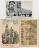 7 db RÉGI cseh városképes lap / 7 pre-1945 Czech town-view postcards