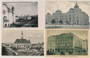 6 db RÉGI erdélyi és felvidéki városképes lap; Kassa és Kolozsvár / 6 pre-1945 town-view postcards; Kosice and Cluj