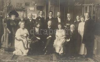 Liszt Ferenc növendékei. Foto Labori, Budapest 1911 - 2 db régi képeslap / 2 pre-1945 postcards