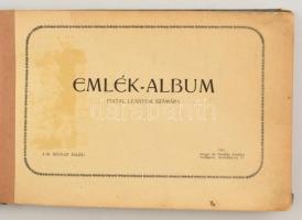 cca 1900 Emlék album fiatal leányok számára. Híres írók facsimile soraival. Singer és Wolfner. én. 4...