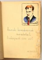 Kaposy Klaszek Ödön: ,,Girl Pat", a kalózhajó. A szerző saját kezű rajzával, beírásával, önarck...