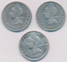 Dominika 1937-1951. 10c Ag (3xklf) T:2,2-
Dominican Republic 1937-1951. 10 Centavo Ag "3xdiff)...