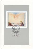 1986 Szász Endre (1926-2003) kétszeres dedikálása , 59. bélyegnapi FDC-n, az általa tervezett bélyeg...