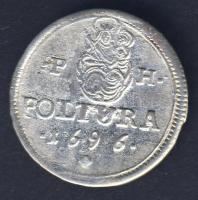 1696PH poltúra Ag I. Lipót T:1 R!