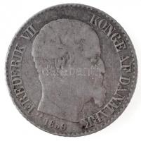 Dán Nyugat-India 1859. 5c Ag VII Frigyes T:2- Danish West Indies 1859. 5 Cents Ag Frederick VII C:VF Krause KM#65