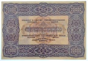 1922. 25.000K "Orell Füssli Zürich" T:III /  
Hungary 1922. 25.000 Korona "Orell Füs...