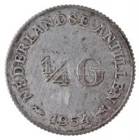 Holland Antillák 1954. 1/4G Ag "Juliana" T:2
Netherlands Antilles 1954. 1/4 Gulden Ag &qu...