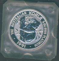 Ausztrália 1991. 50$ "Koala" 1/2oz platina! T:PP