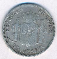 Spanyolország 1903SM-V 1P Ag "XIII. Alfonz" T:2-,3
Spain 1903SM-V 1 Peseta Ag "Alfon...