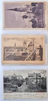 CEGLÉD - 333 db régi és 165 db modern képeslap a városról két albumba rendezve. Több ritka érdekes l...