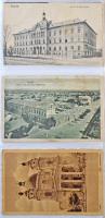 CEGLÉD - 333 db régi és 165 db modern képeslap a városról két albumba rendezve. Több ritka érdekes l...