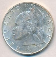 Libéria 1962. 1$ Ag T:2 Liberia 1962. 1 Dollar Ag C:XF