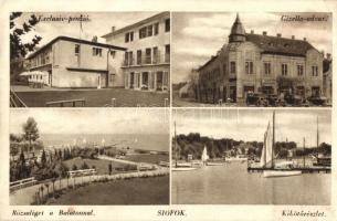 Siófok és Balatonújhely - 6 db régi képeslap / 6 pre-1945 postcards