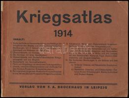 1914 Kriegsatlas - Világháborús atlasz. 12p.