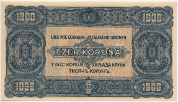 1923. 1000K "8 FILLÉR - NYOLC FILLÉR" felülnyomással, nyomdahely jelölés nélkül T:II
Adam...