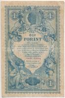 1888. 1Ft/1G T:III,III- Hungary 1888. 1 Forint / 1 Gulden C:F,VG Adamo G126