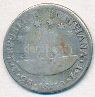 Bolívia 1830PTS-J 2S Ag (6,32g) T:3
Bolivia 1830PTS-J 2 Soles Ag (6,32g) C:F
Krause KM#95a