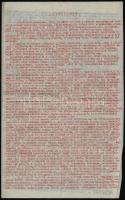 1924 A mohácsi emléktemplom jegyzőkönyve, gépelt, 2 sztl. lev.