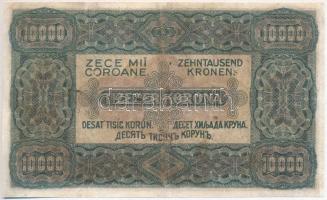 1923. 10.000K "80 FILLÉR - NYOLCVAN FILLÉR" felülbélyegzéssel, nyomdahely jelölés nélkül T...
