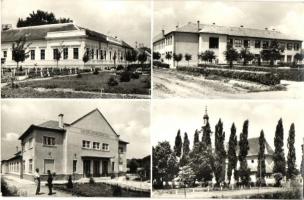 13 db MODERN fekete-fehér magyar városképes lap / 13 modern black and white Hungarian town-view post...