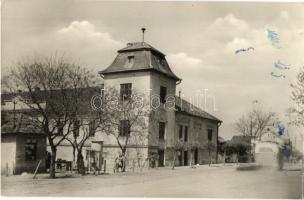 13 db MODERN fekete-fehér magyar városképes lap / 13 modern black and white Hungarian town-view post...