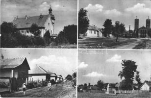 35 db MODERN fekete-fehér magyar városképes lap Mátra és Heves megye környékéről / 35 modern black a...