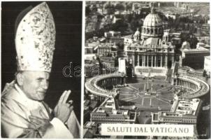 9 db MODERN vallásos motívumlap pápákkal / 9 modern religious motive postcards with popes