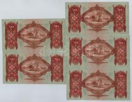 1932. 50P (5x) sorszámkövetők, nyomdai papírránc T:I
Adamo P14