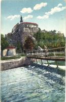 Nyitra, Nitra; Püspöki vár, híd / Biskupsky hrad / bishops castle, bridge