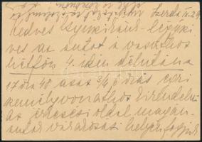 1943 Márai Sándorné  Matzner Ilona (Lola) két saját kézzel írt levele Dr. Jáky Gyula részére,(Márai ...