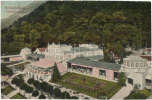 1909 Herkulesfürdő, Baile Herculane; gyógyliget / spa, bathing hall (kissé ázott sarok / slightly wet corner)