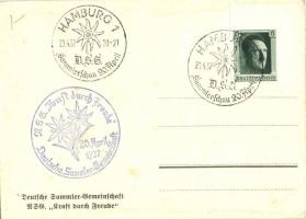 Adolf Hitler, NSDAP German Nazi Party propaganda s: F. Denzel + 1937 April 20. (Hitler's birthd...