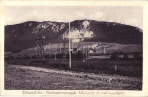 Bélapátfalva, Bélaapátfalva; Portland cementgyár kőbányája és sodronypályája + 1920 Eger-Putnok vasúti pecsét