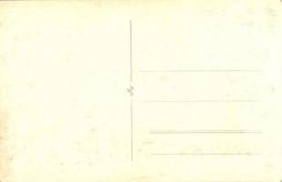 Gyergyószentmiklós, Gheorgheni; Fő tér, országzászló, "Magyarország feltámadott" szalag / ...