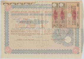 Budapest 1926. "Belvárosi Takarékpénztár Részvénytársaság" öt részvénye egyben 250P-ről (2...