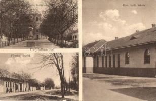 Ceglédbércel, Római katolikus templom és iskola, Fő utca (EK)