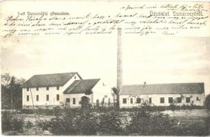 1908 Dunavecse, Első Dunavidéki gőzmalom. Kiadja Wolff Arthur fényképész (EK)