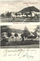 1914 Erdőkövesd, Parókia, utcakép, Szövetkezeti üzlet, gémeskút. Az erdőkövesdi fogy. szövetkezet saját kiadása