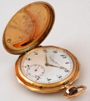 IWC Schaffhausen dupla 14 K arany hátlapos zsebóra  szép állapotban / Vintage IWC Schaffhausen 14C g...