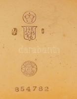 IWC Schaffhausen dupla 14 K arany hátlapos zsebóra  szép állapotban / Vintage IWC Schaffhausen 14C g...