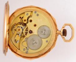 IWC Schaffhausen dupla 14 K arany hátlapos zsebóra  szép állapotban / Vintage IWC Schaffhausen 14C g...