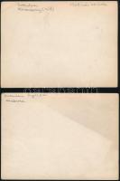 cca 1920-1930 Hága, Rotterdam, légi fotók, 3 db, hátoldalon feliratozva, 12×16 cm