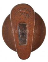 1938. "Felvidéki Emlékérem" Br miniatűr gomblyukjelvény, hátoldalán "Boczán Károly&qu...