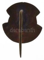 ~1947. "MÁVAG - Haj-hó - Horgász Sz.O." zománcozott fém jelvény (21x22mm) T:1-