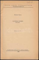 Mészáros Károly: Magyarország története. 1919-1929. ELTE BTK. Bp., 1964, Tankönyvkiadó. Kiadói papír...