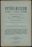 1890 A Petőfi-Múzeum III. évfolyamának 1., 5. és 6. száma