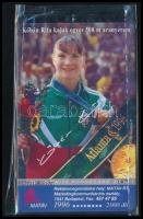 1996 Kőbán Rita aranyérmes Atlantai Olimpia használatlan telefonkártya bontatlan csomagolásban. Csak 2000 db.